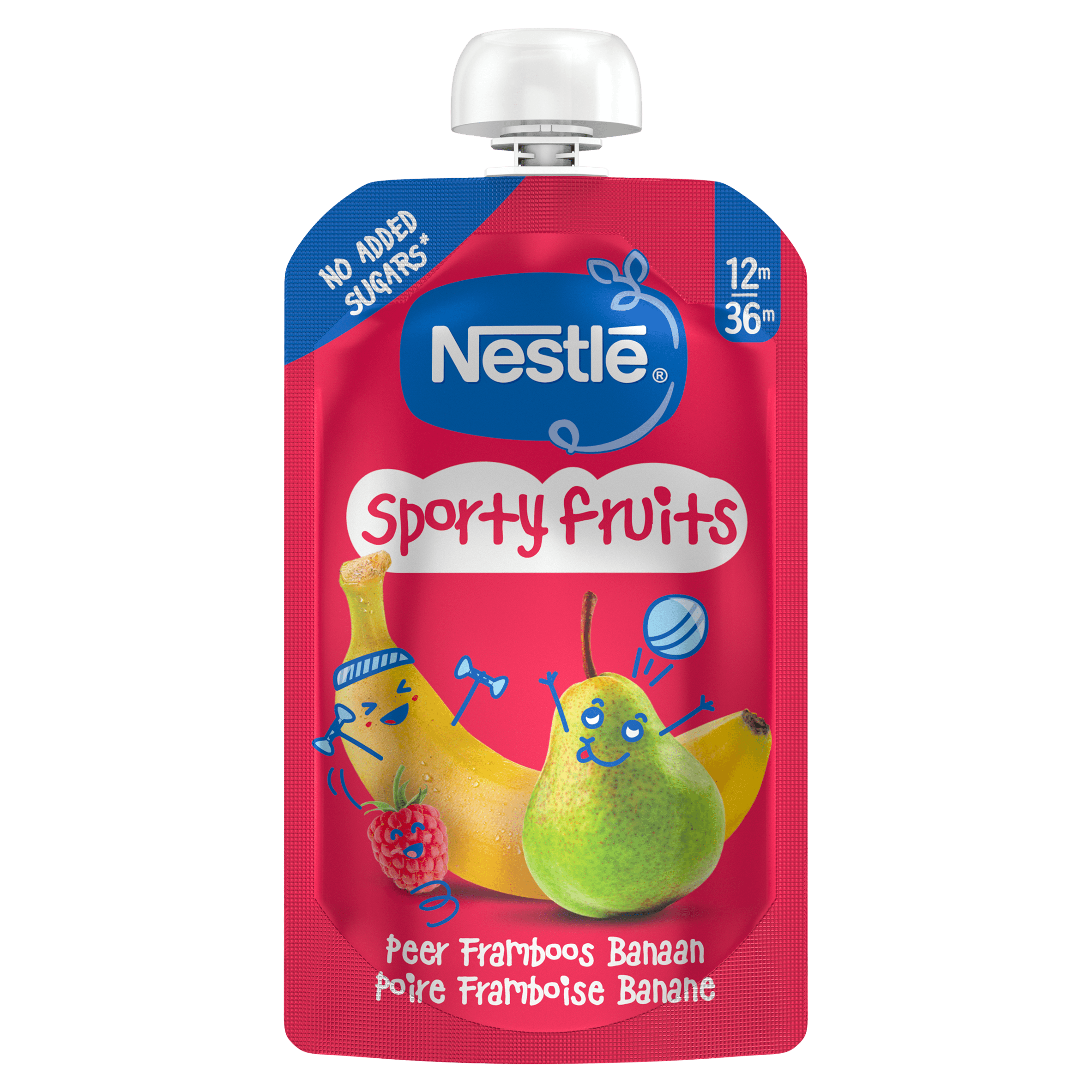 Nestlé knijp Sporty fruits 12-36m