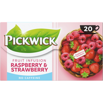 Pickwick Fruit Infusion Raspberry & Strawberry 20 Stuks