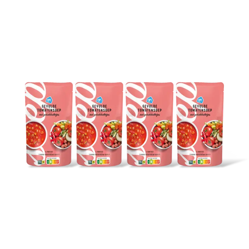 AH Gevulde tomatensoep gehaktballetjes 4pck