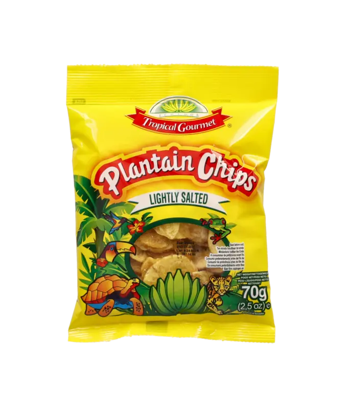 Tropical Gourmet Plantain chips licht gezout