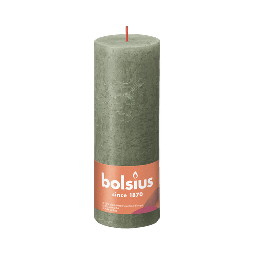 Bolsius Kaars rustiek fresh olive