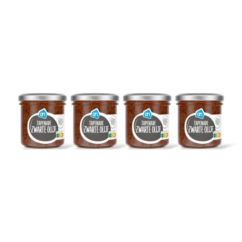 AH Tapenade zwarte olijf 4-pack