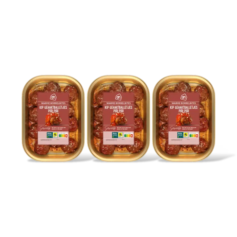 AH Kip gehaktballetjes piri piri 3-pack