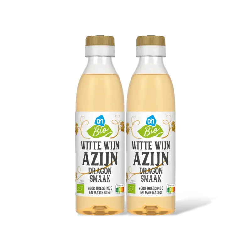 AH Biologisch Witte wijnazijn dragon 2-pack
