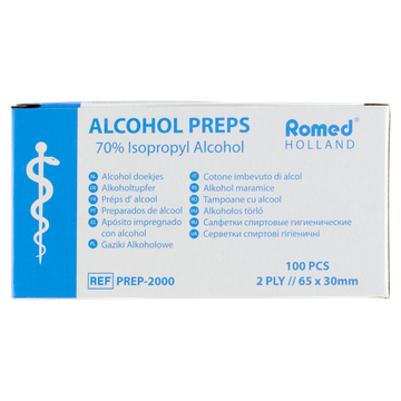 Romed Alcoholdoekjes 100 Stuks