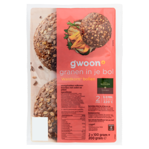 G'woon Waldkorn Volkoren Bollen