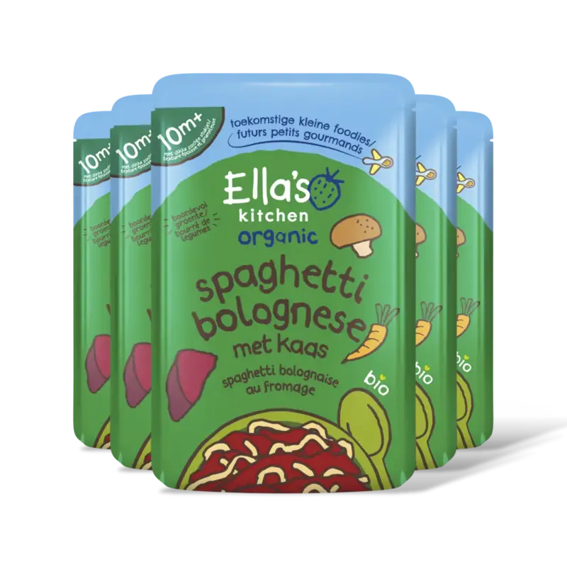Ella's kitchen Spaghetti bolognese met kaas 10m+ 5-pack