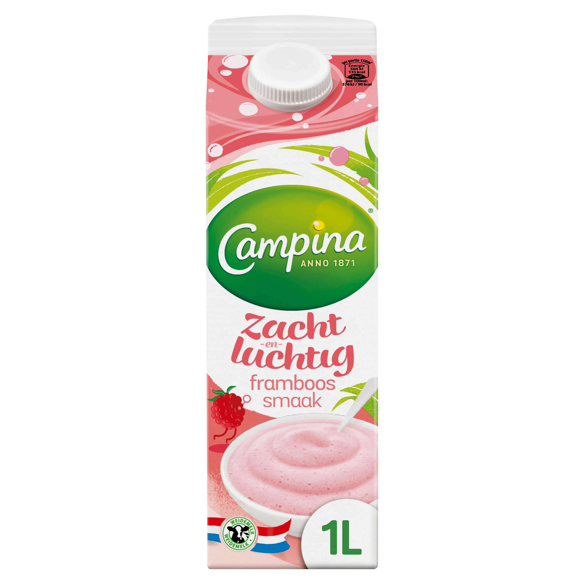 Campina Zacht & luchtig framboos