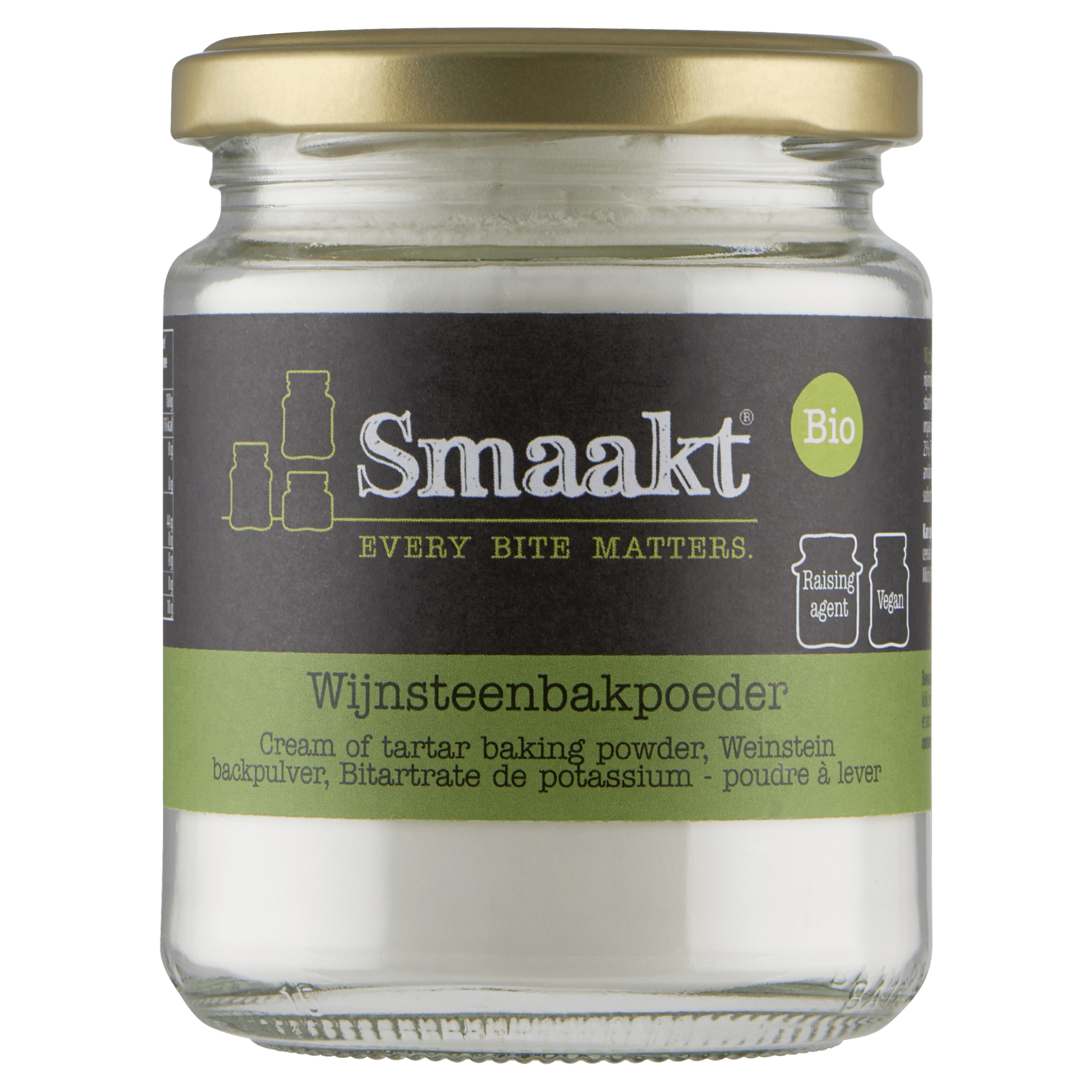 Smaakt Wijnsteenbakpoeder bio
