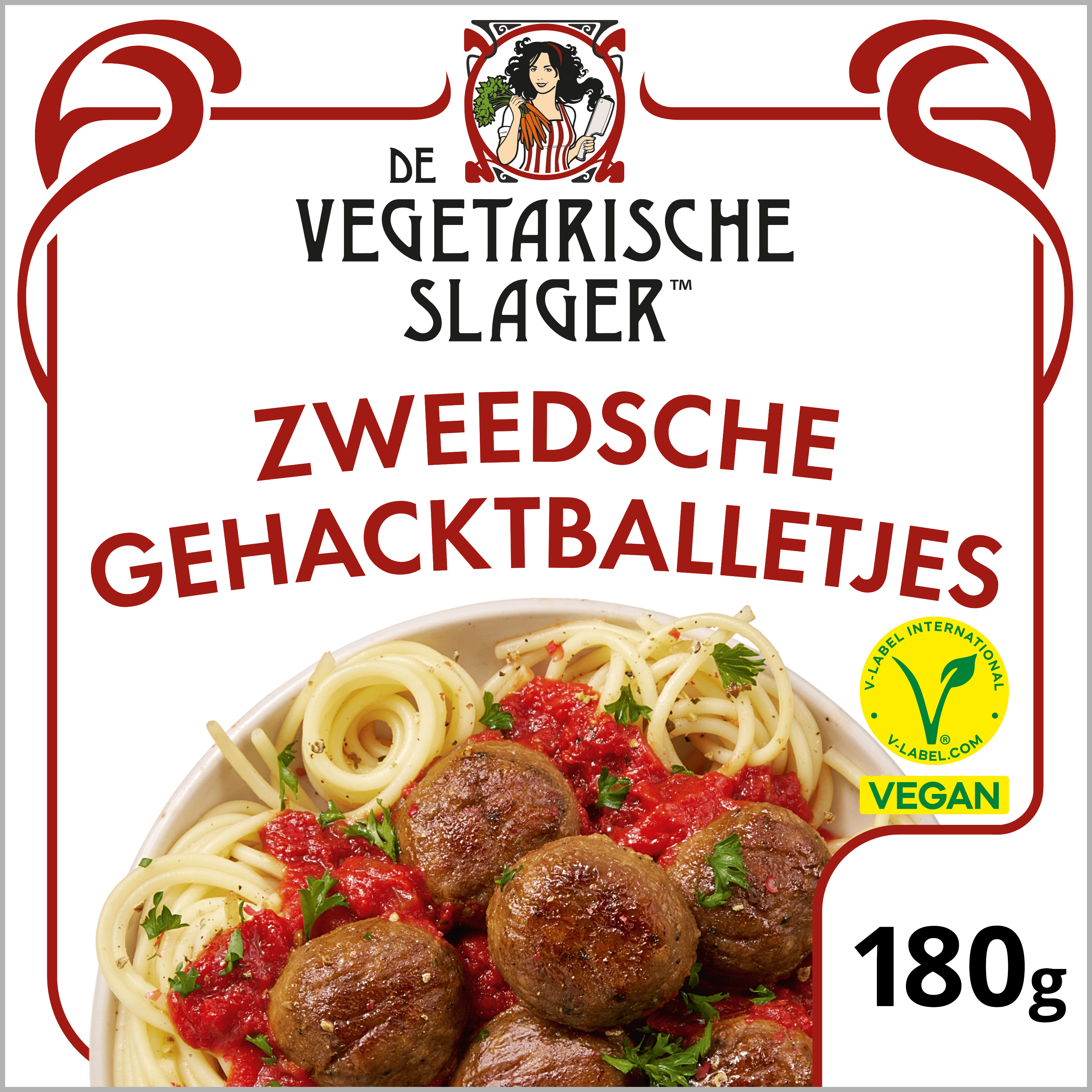 Vegetarische Slager Zweedse gehacktballetjes