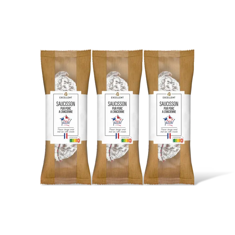 AH Excellent Saucisson sec a l'ancienne 3-pack