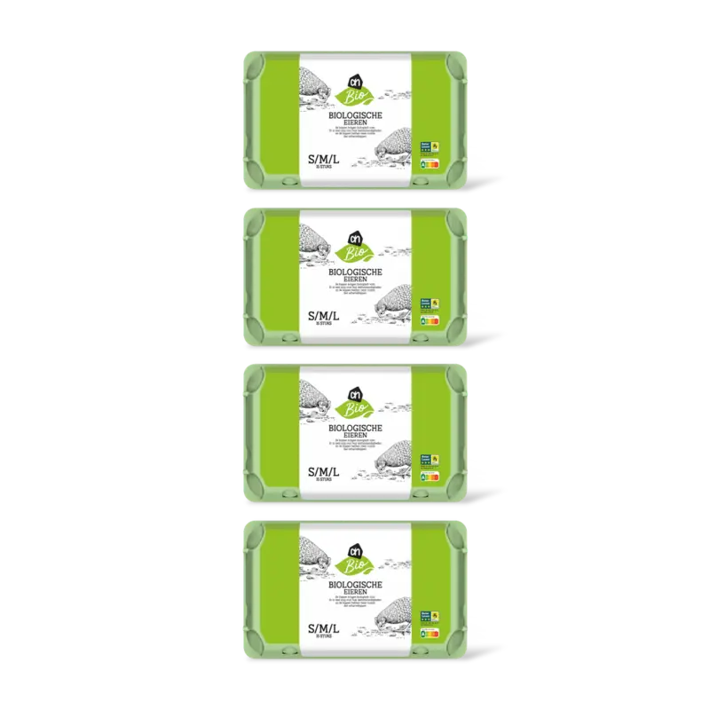 AH Biologisch Eieren S M L 4-pack