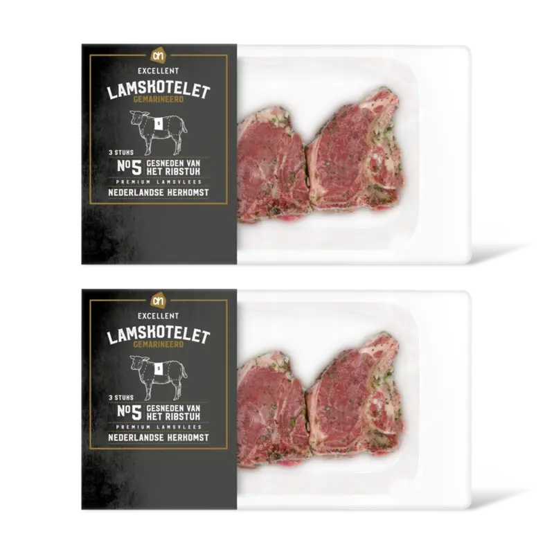 AH Excellent Lamskotelet gemarineerd 2-pack