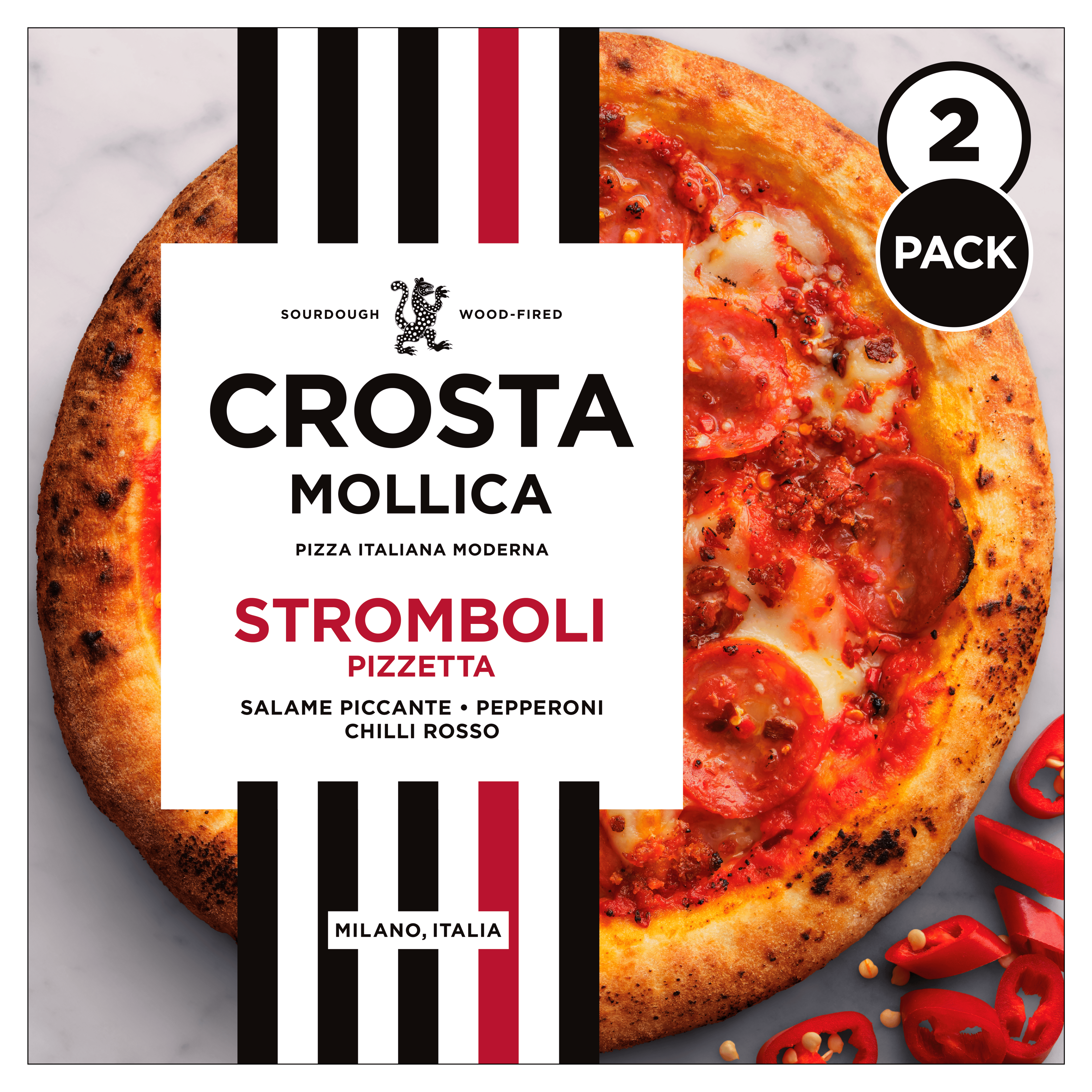 Crosta Mollica Pizzetta Stromboli