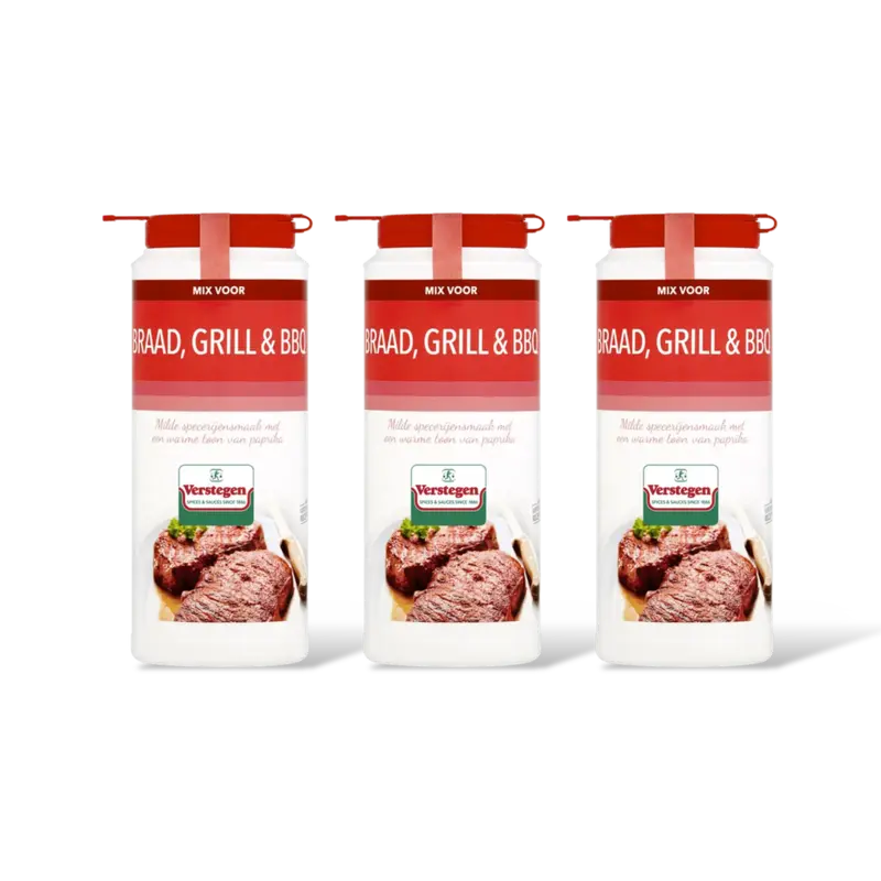 Verstegen Kruidenmix braad, grill & BBQ 3-pack