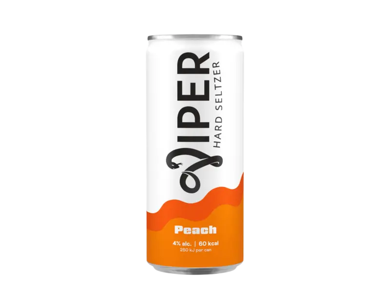 Viper Hard seltzer peach