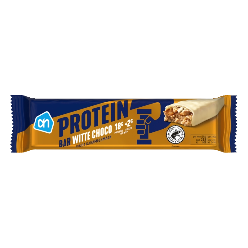 AH Protein bar white choco pinda karamel