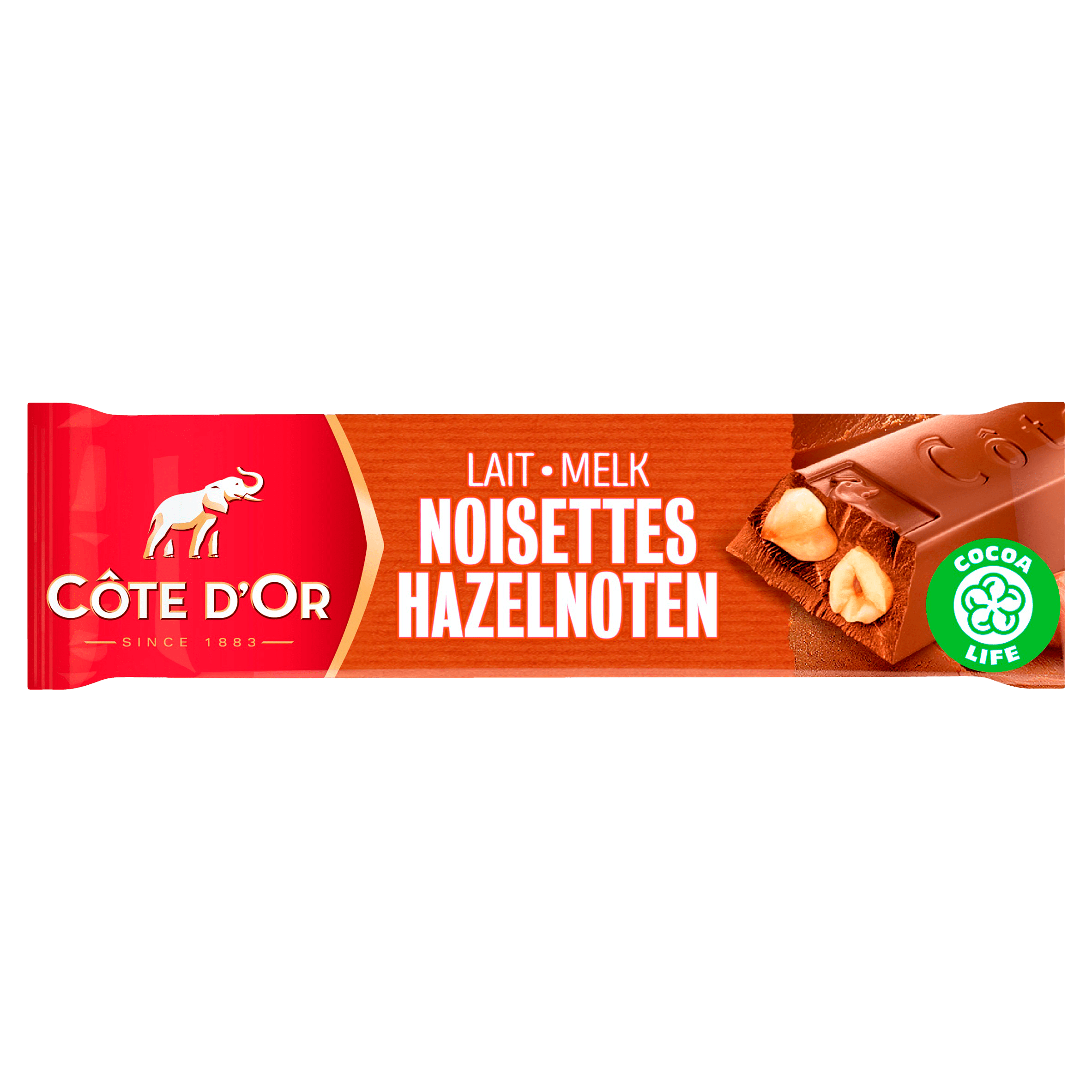 Côte d'Or Chocoladereep melk hazelnoten