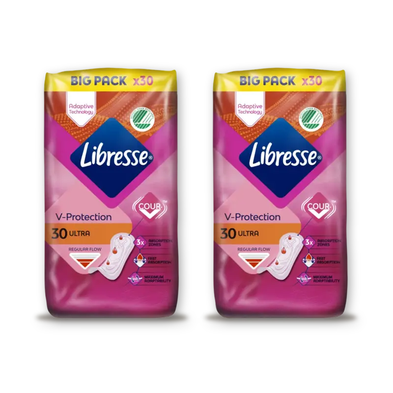 Libresse Ultra regular maandverband bigpack 2pack