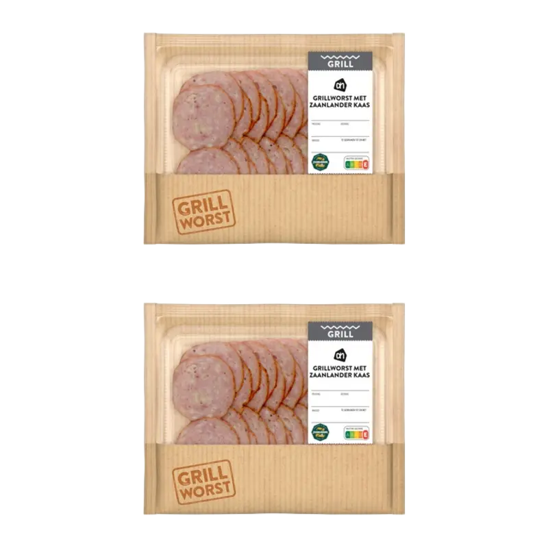 AH Grillworst met zaanlanderkaas 2-pack
