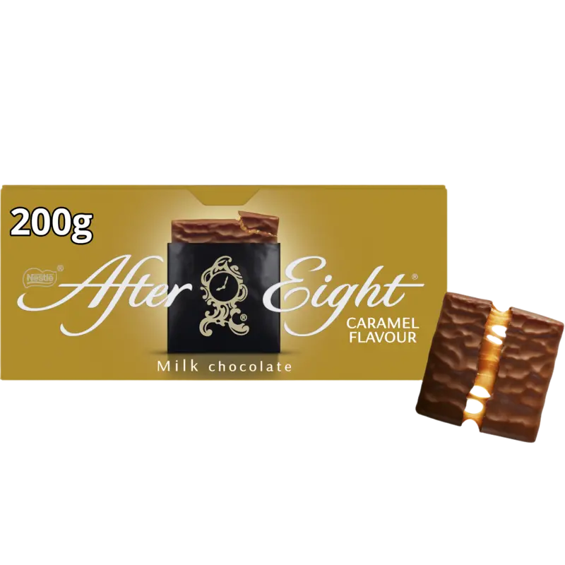 After Eight Milk chocolate caramel flavour