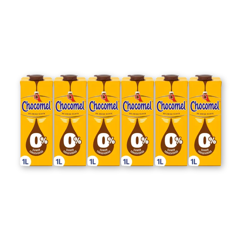Chocomel Vol 0% suiker toegevoegd 6-pack