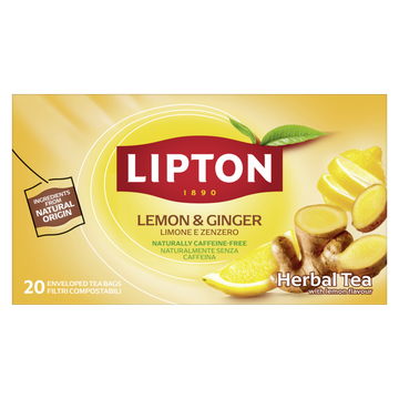 Lipton Lemon & Ginger 20 stuks