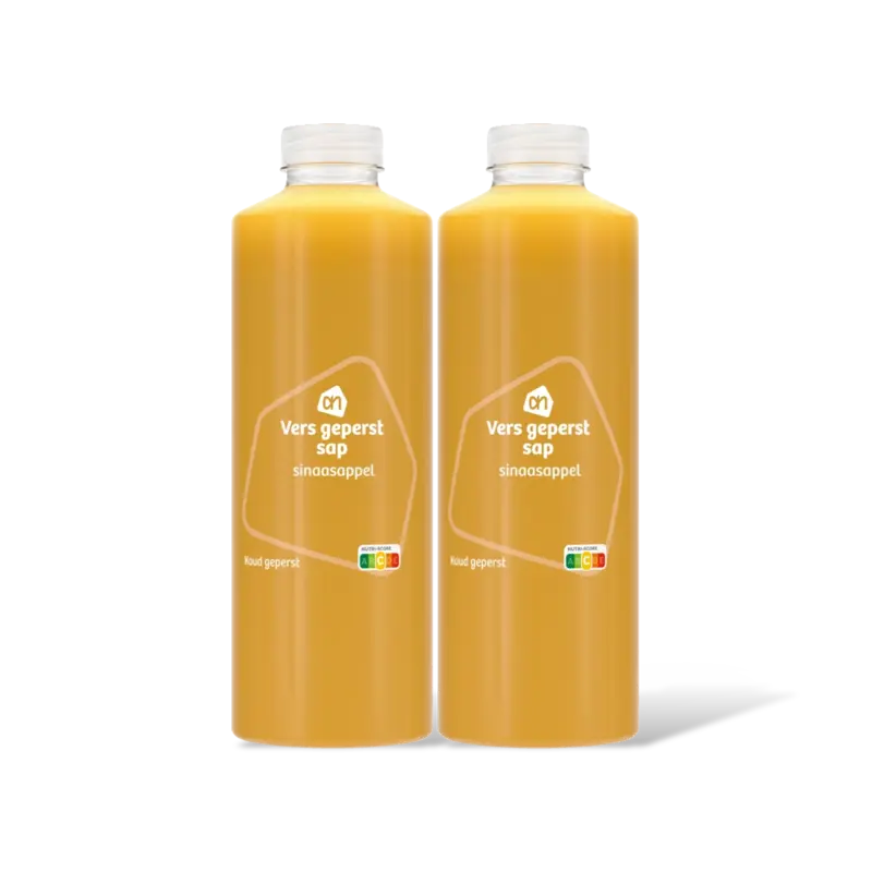 AH Vers geperst sap sinaasappel 2-pack