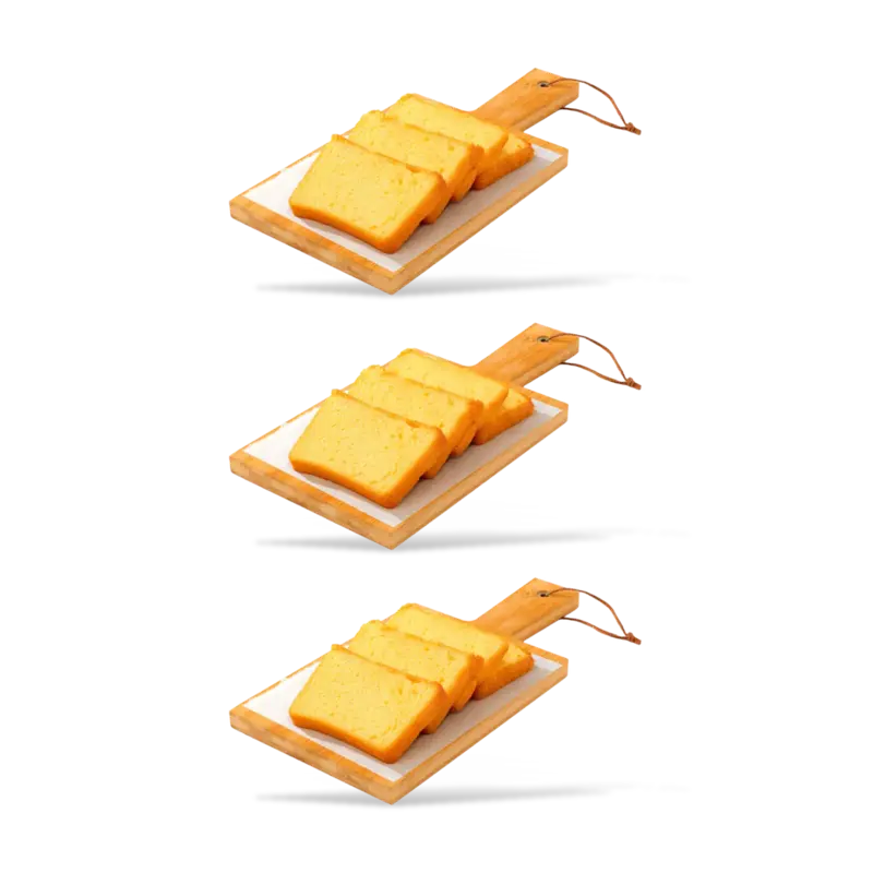 AH Roomboter cakeplakjes naturel 3-pack