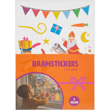 Raamstickers  Sint 2 Vellen