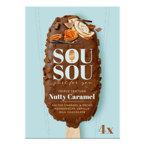 Sou Sou Nutty caramel 4 st.