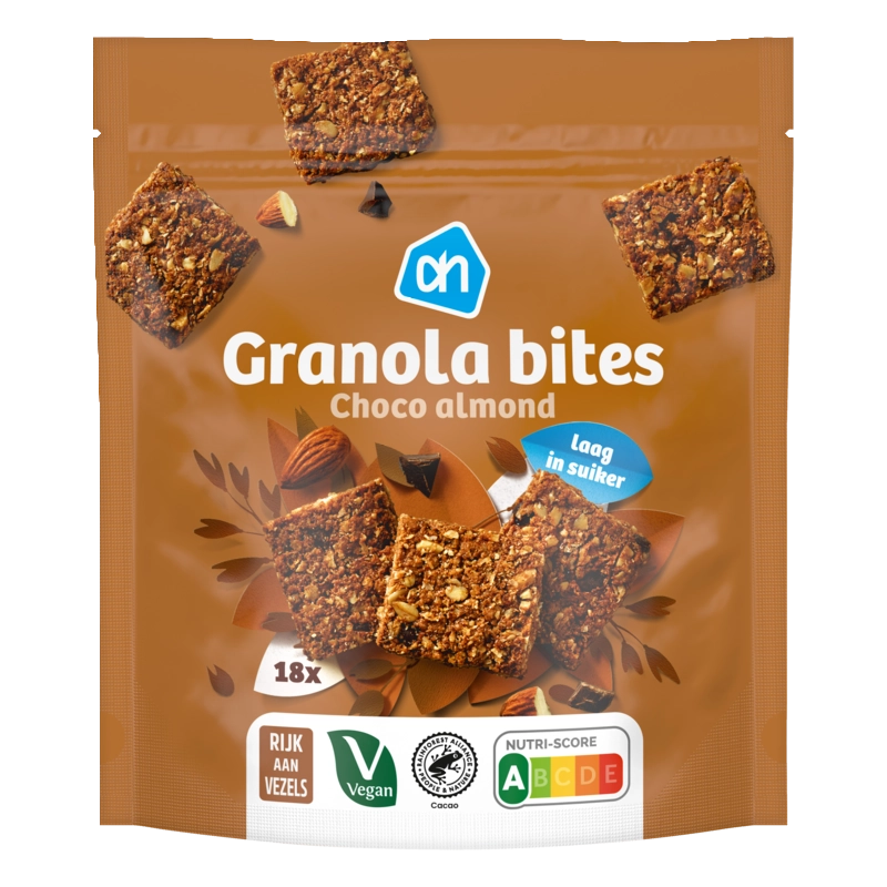 AH Granola bites choco almond