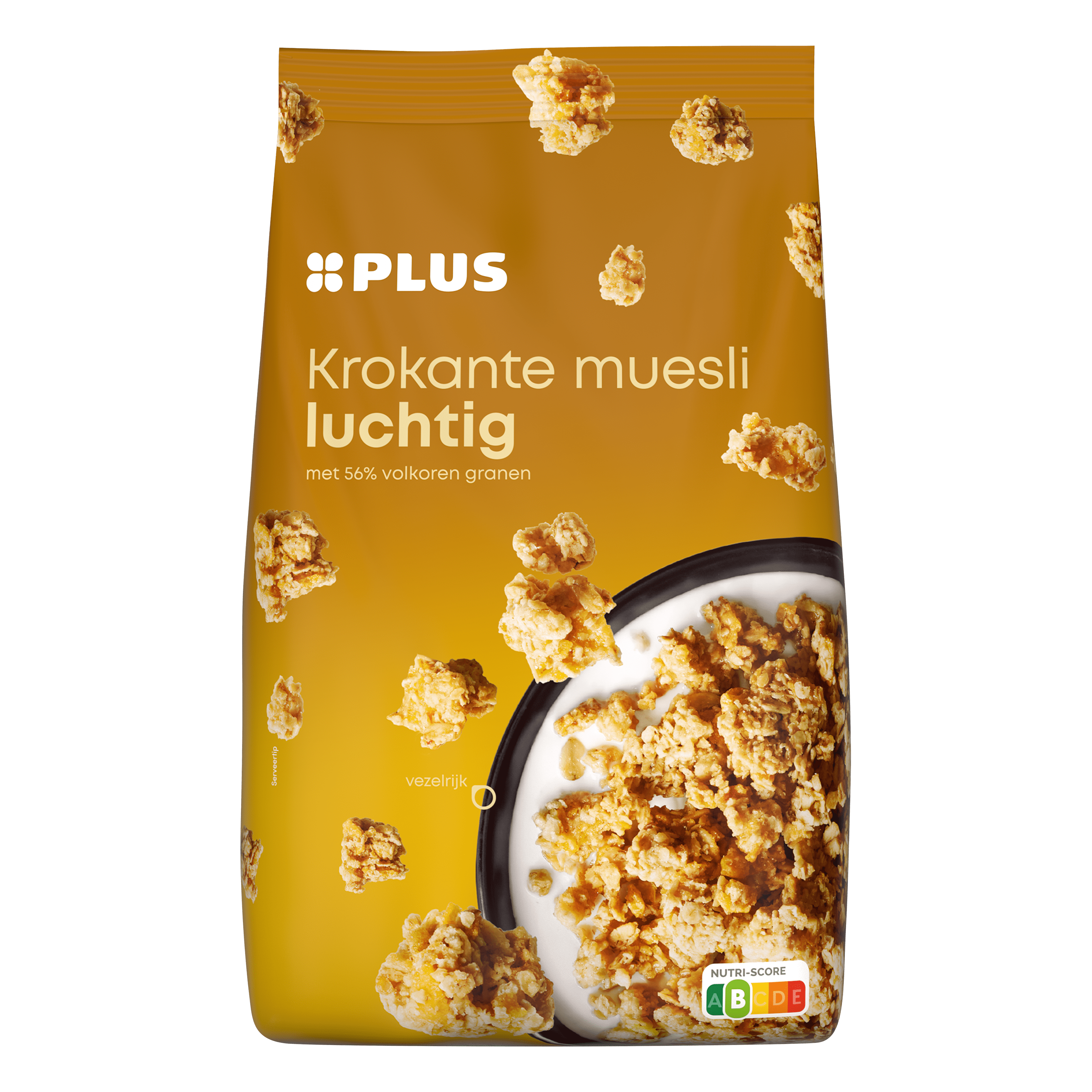 PLUS Luchtige krokante muesli graan gepoft