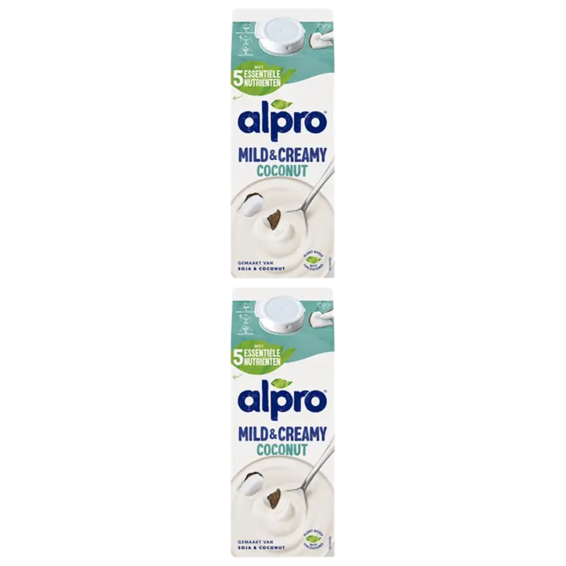 Alpro Mild & creamy kokosnoot 2-pack