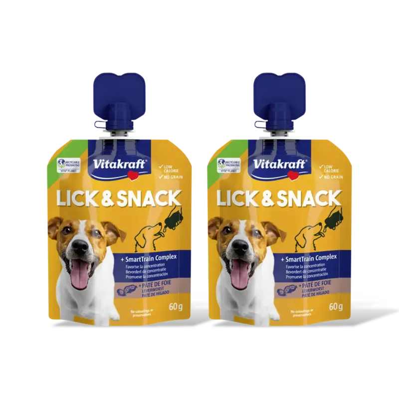 Vitakraft Lick & snack leverworst 2-pack