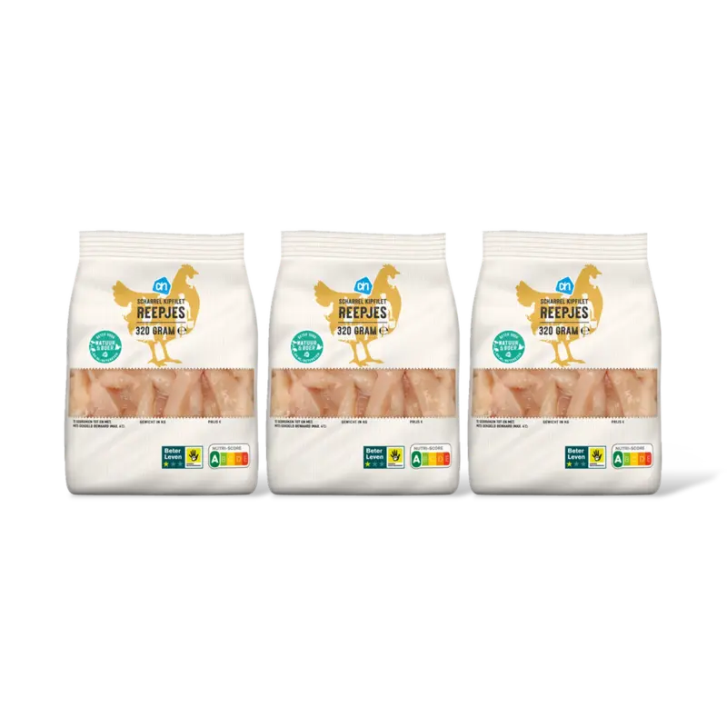 AH Kipfiletreepjes 3-pack