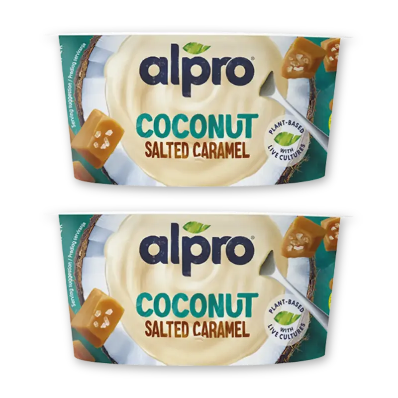 Alpro Dessert kokos gezouten karamel 2-pack