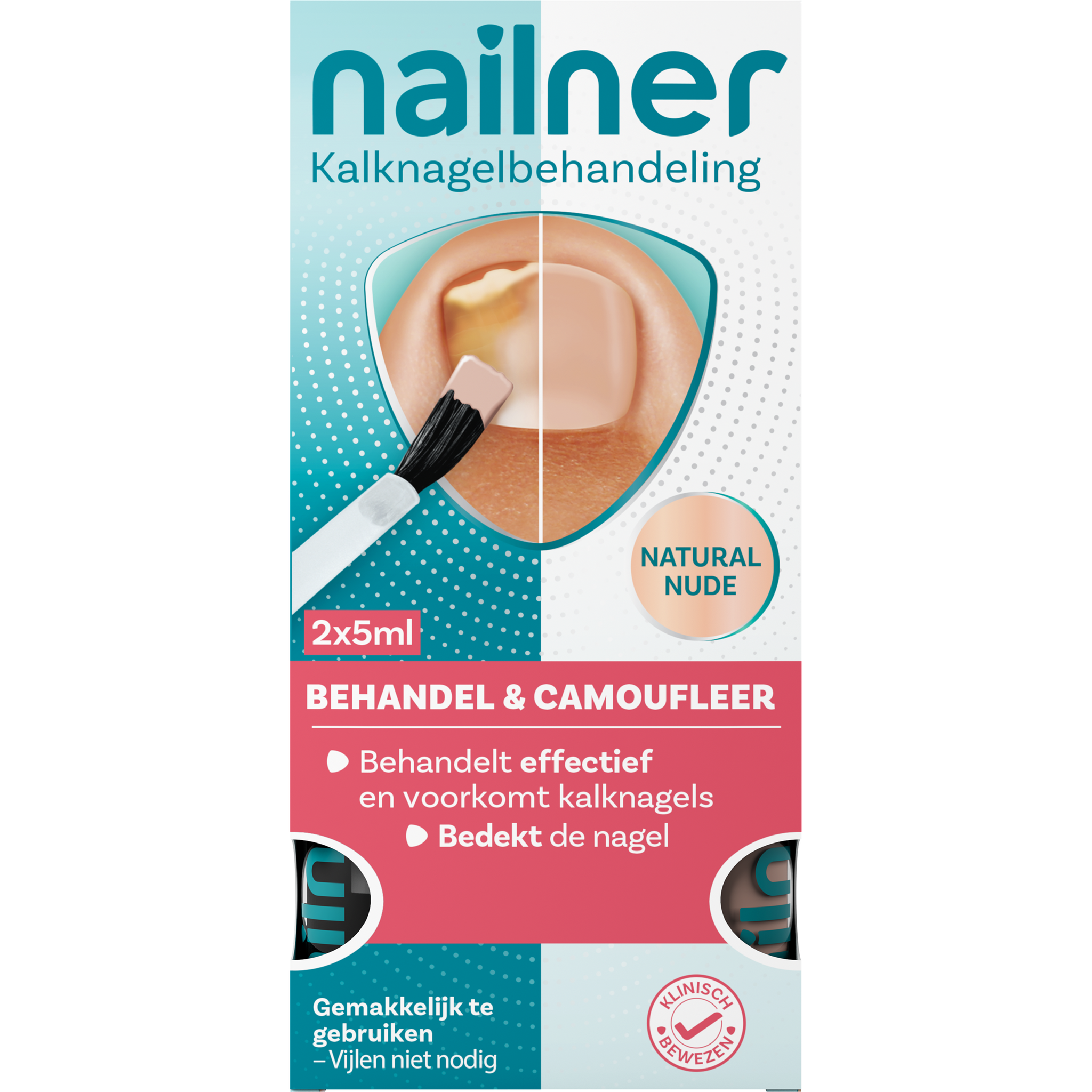 Nailner Behandel & Camoufleer 2x5 ML