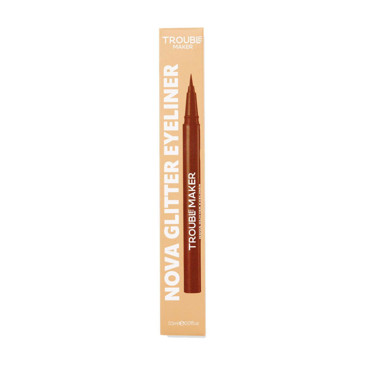 Trouble Maker Nova Glitter Liquid Eyeliner Pen Retrograde Bronze