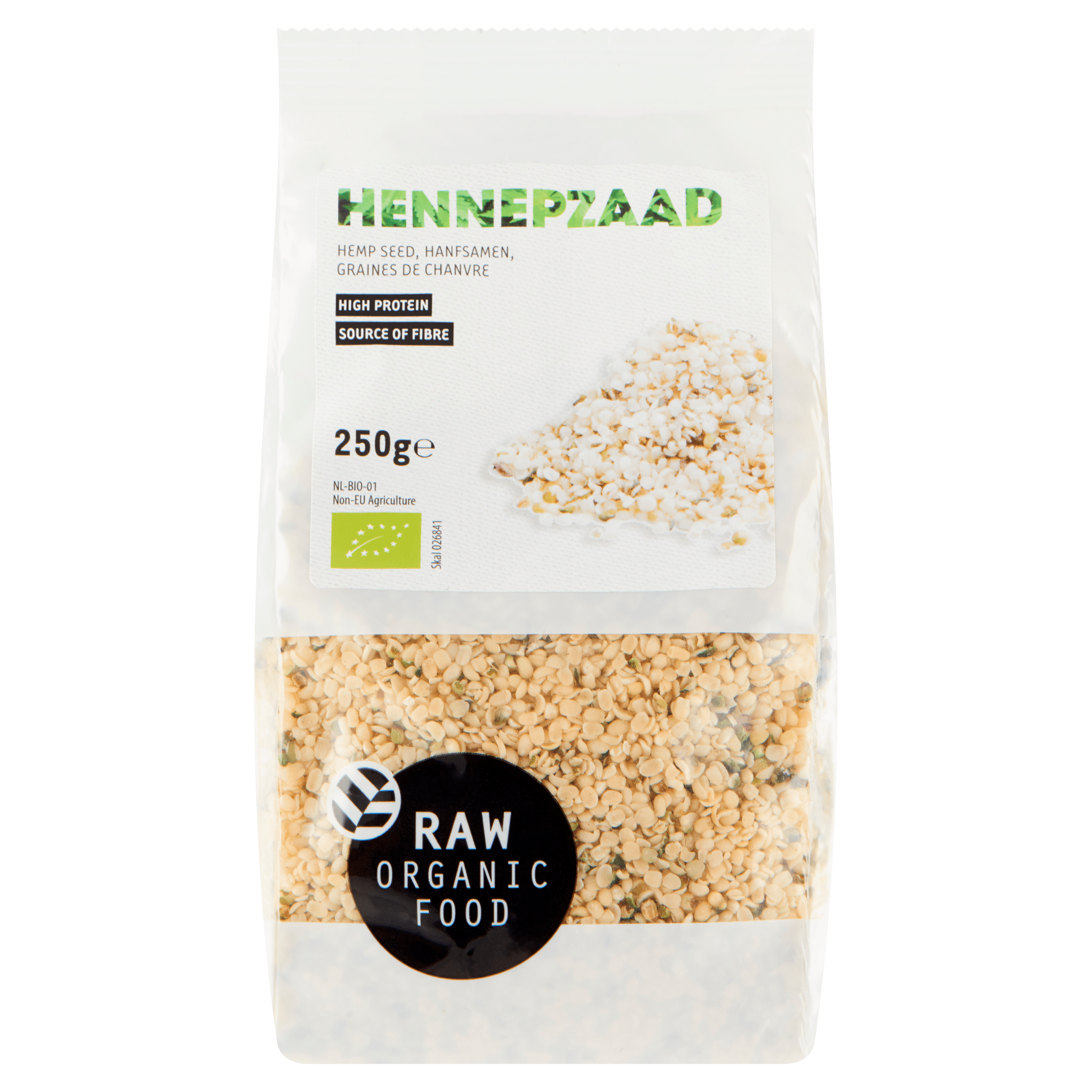 Raw Organic Food Hennepzaad biologisch
