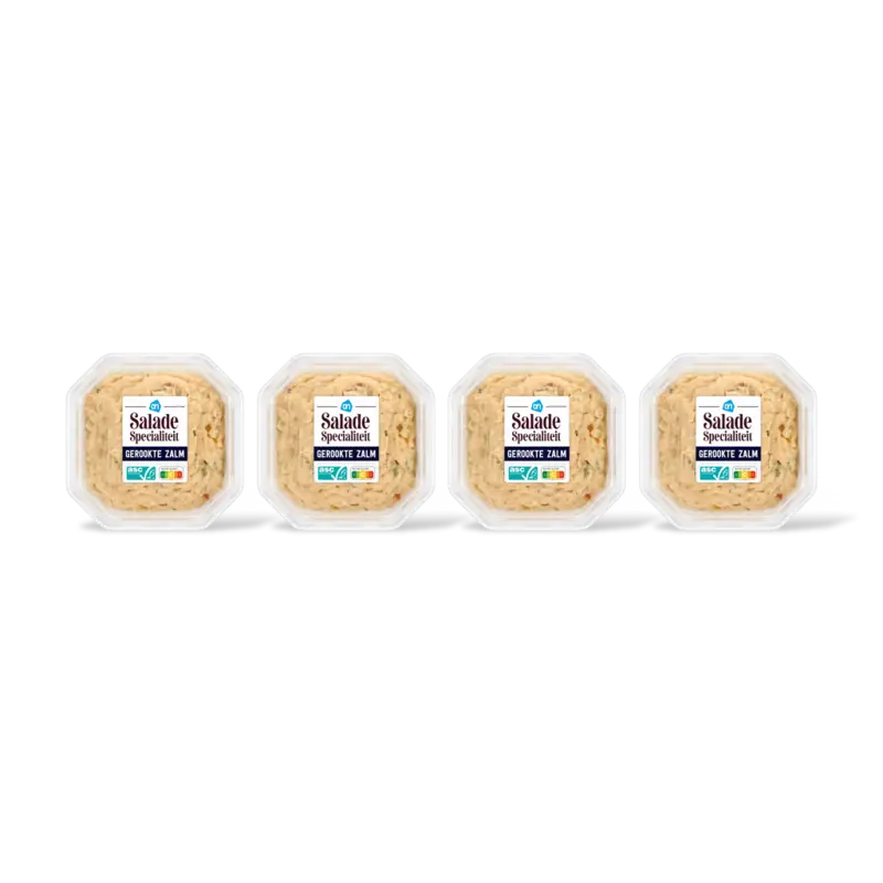 AH Salade specialiteit gerookte zalm 4-pack