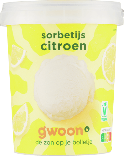 G'woon Sorbetijs citroen