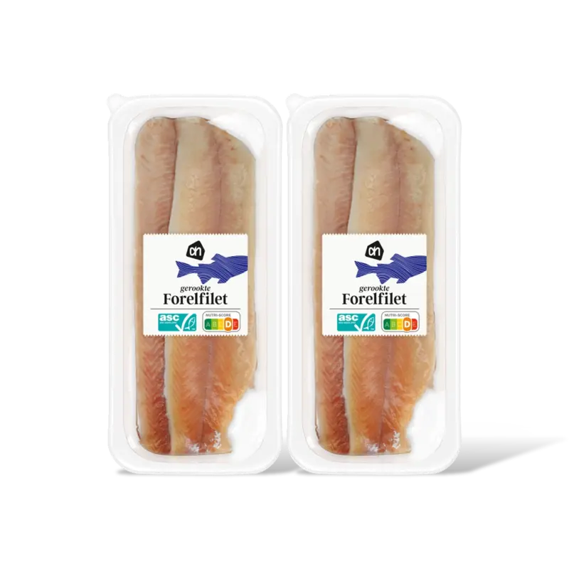 AH Gerookte forelfilet 2-pack