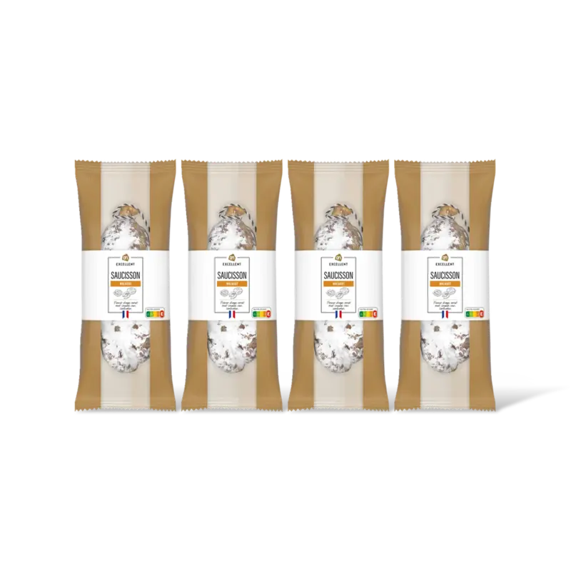 AH Excellent Saucisson walnoot 4-pack