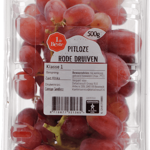 1 de Beste Pitloze rode druiven