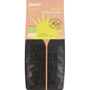 Jumbo's Bio Koffiebonen Light Roast Ethiopia Bloemig & Complex 500 g