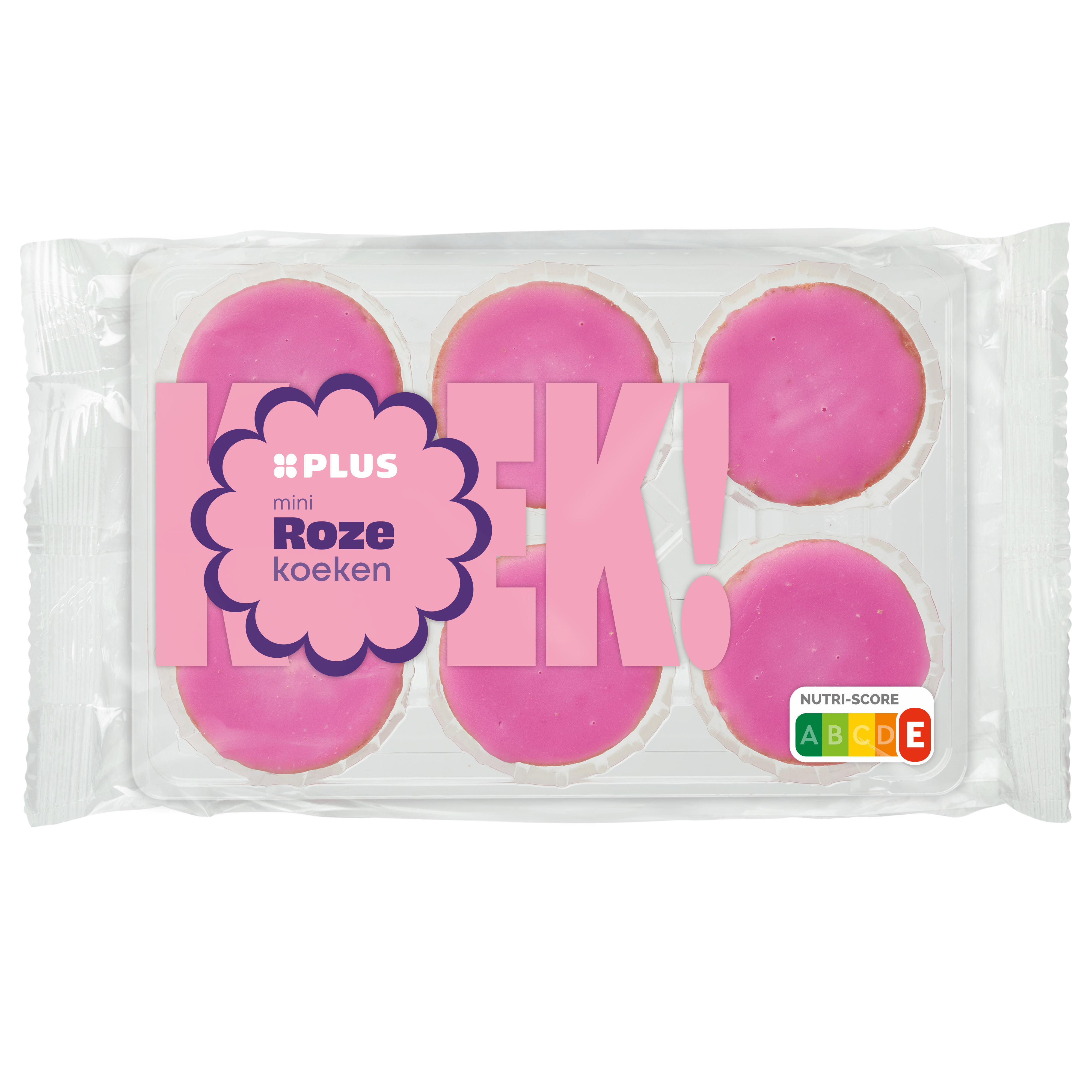 PLUS Mini roze koeken