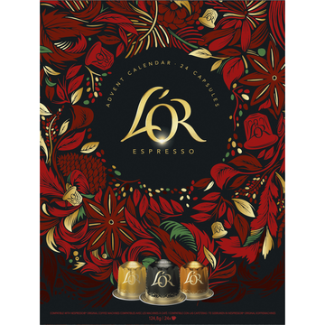 L'or Koffie Capsules Adventkalender 24 Stuks