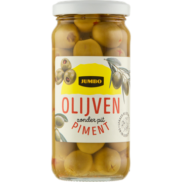 Jumbo Olijven Zonder Pit Piment 220 g