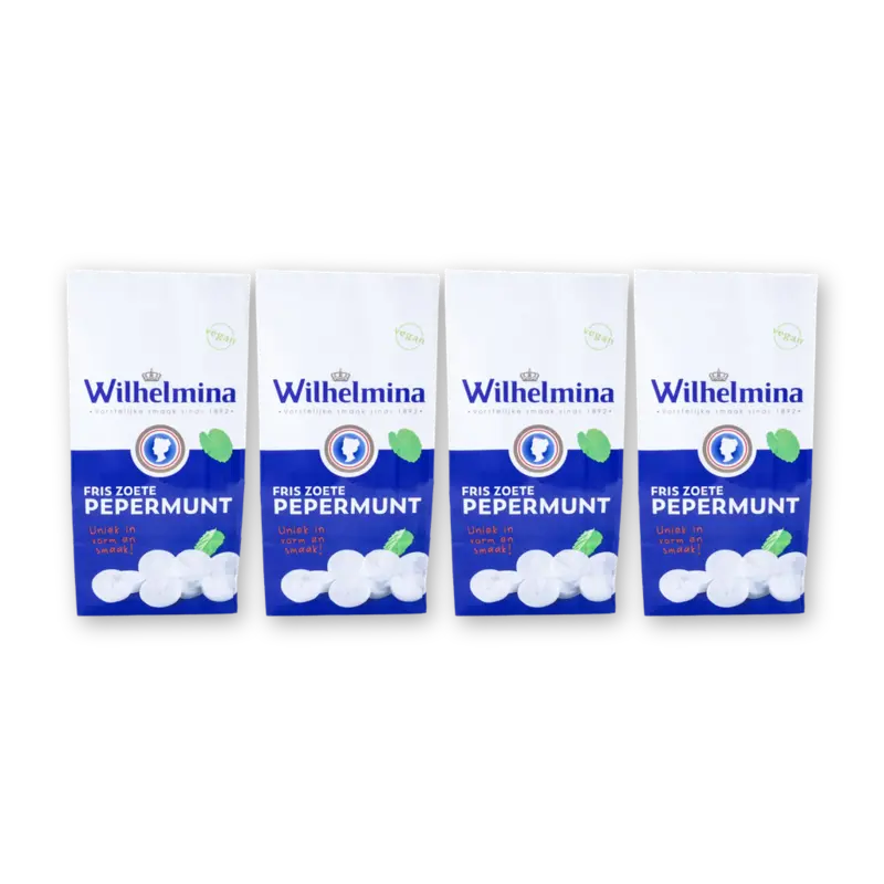 Wilhelmina Pepermunt 4-pack